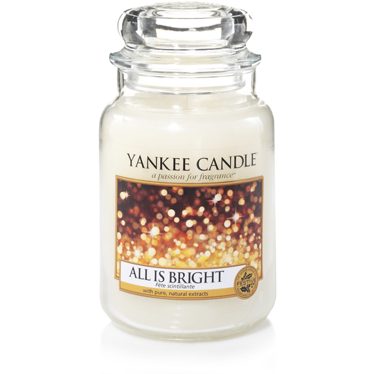 Yankee Candle All Is Bright Christmas Scent Large Jar