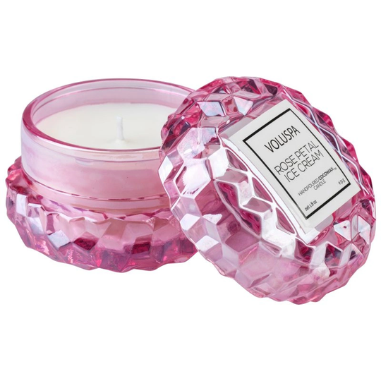 Voluspa Roses Rose Petal Ice Cream Roses Macaron Candle (15h)