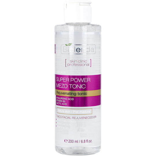 Bielenda SKIN CLINIC PROFESSIONAL face tonic with lactic&hialuronic ac