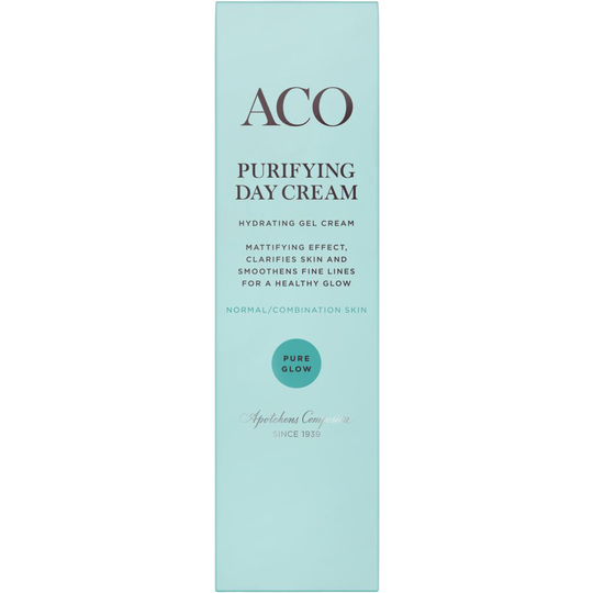 ACO Face Pure Glow Purifying Day Cream Dagkräm 50 ml