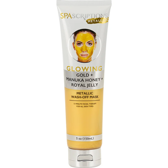 Glowing Metallic Wash-Off Mask, 150 ml Spascriptions Ansiktsmask
