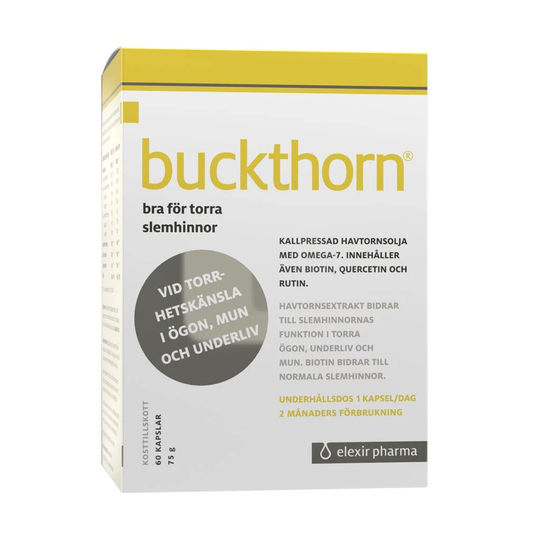 Buckthorn Kosttillskott med Havtornsolja 75 g