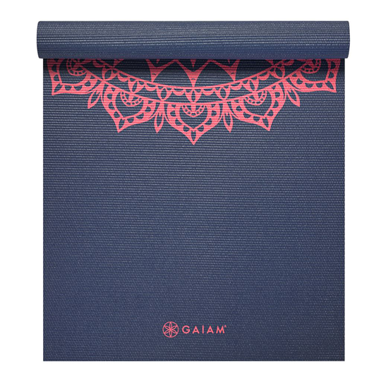 GAIAM Yoga Mat Pink Marrakesh 4mm