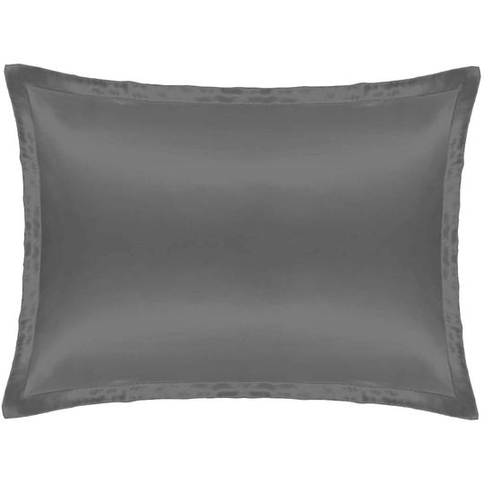 Cloud & Glow Spring Collection Silk Pillowcase Charcoal