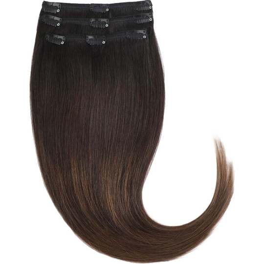 Rapunzel of Sweden Clip-on set 3 pieces 50 cm Deep Brown ColorMelt C1.