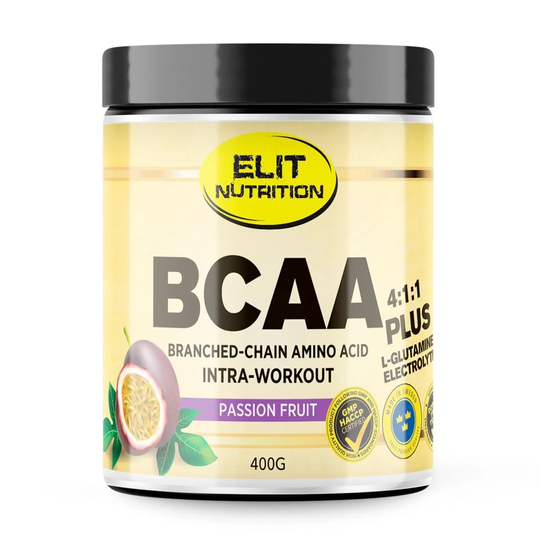 Elit Nutrition BCAA 4:1:1 + L-glutamine Passion Fruit 400g