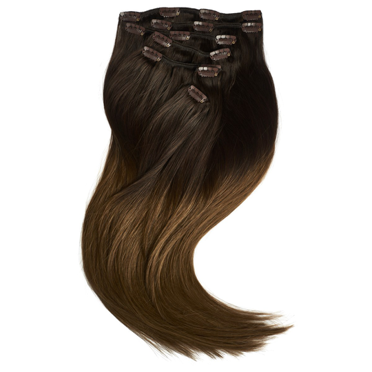 Rapunzel of Sweden Clip-on set Original 7 pieces 50 cm O2.3/5.0 Chocol