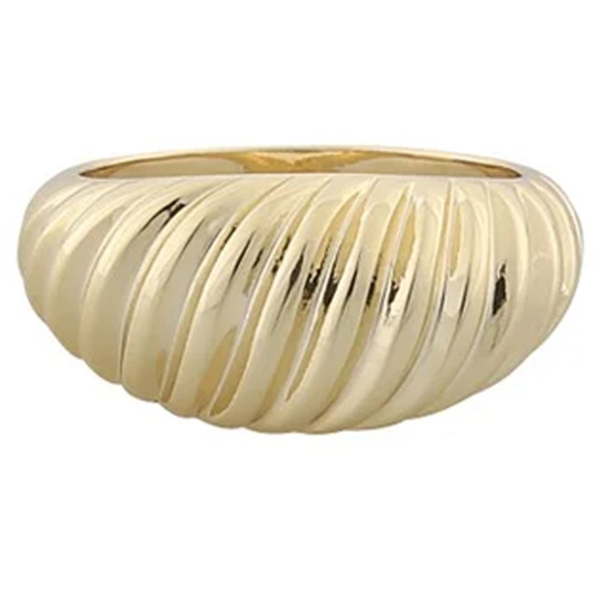 Ray ring plain gold, Snö of Sweden Ringar
