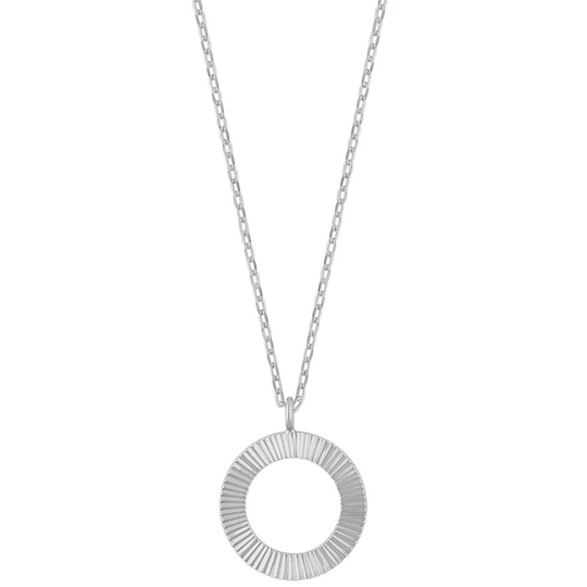 Ray ring pendant neck 45 plain silver, Snö of Sweden Halsband