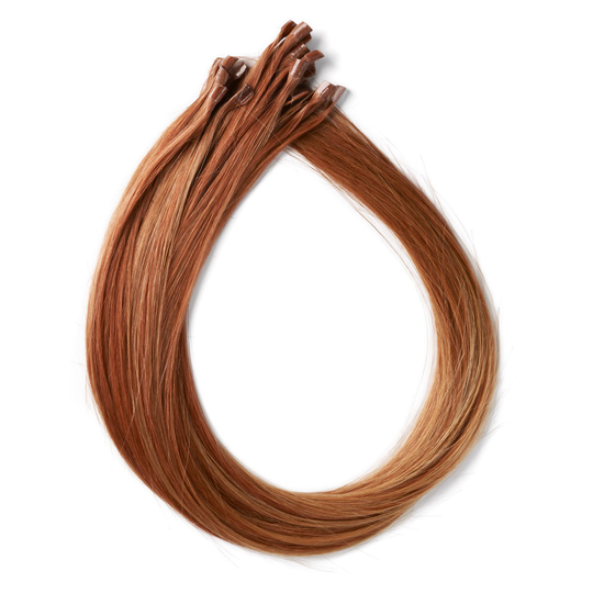 Rapunzel of Sweden Nail Hair Premium Straight 50 cm Sunset Red ColorMe