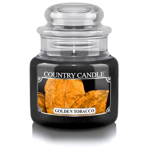 Country Candle Golden Tobacco Mini Jar 30 h