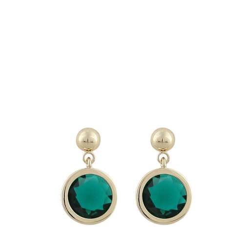 Ara Small Ear Emerald Earring
