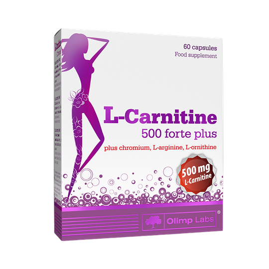 L-Carnitine 500 Forte Plus, 60 caps