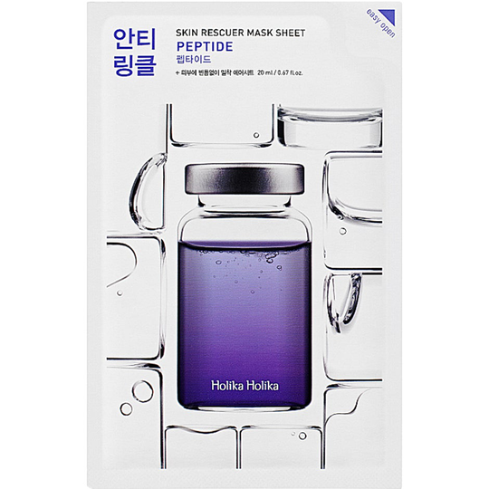 Holika Holika Skin Rescuer Mask Sheet - Peptide, Holika Holika Ansiktsmask