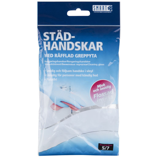 Smart Städhandskar Vinyl 2 st Small