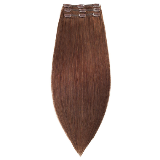 Rapunzel of Sweden Clip-on set Original 3 pieces 40 cm 2.0 Dark Brown