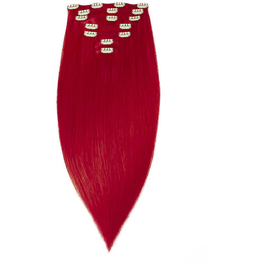 Rapunzel of Sweden Clip-on set Original 7 pieces 40 cm 6.0 Red Fire