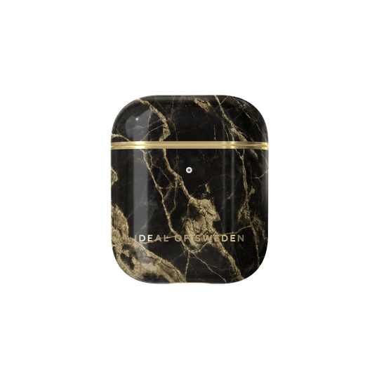 iDeal of Sweden Fashion AirPods Case Golden Smoke Marble