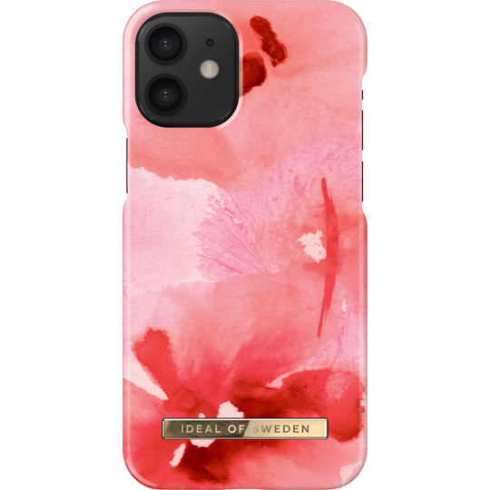 iDeal of Sweden iPhone 12 Mini Fashion Case Coral Blush Floral