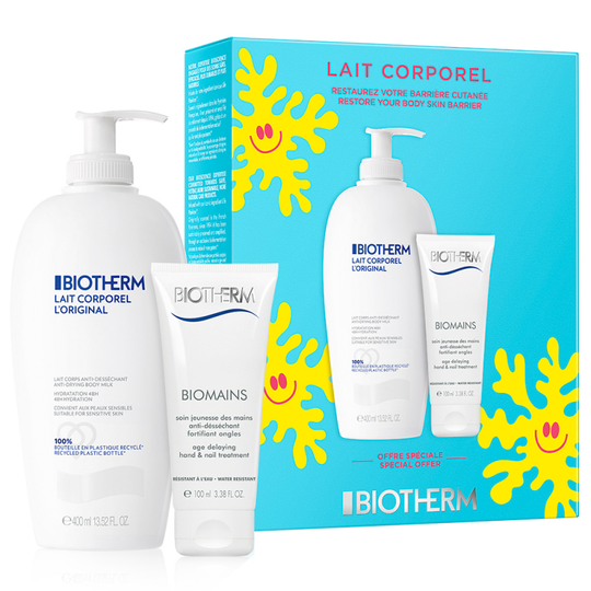 Biotherm Lait Corporel Body Milk Duo Set (400ml)