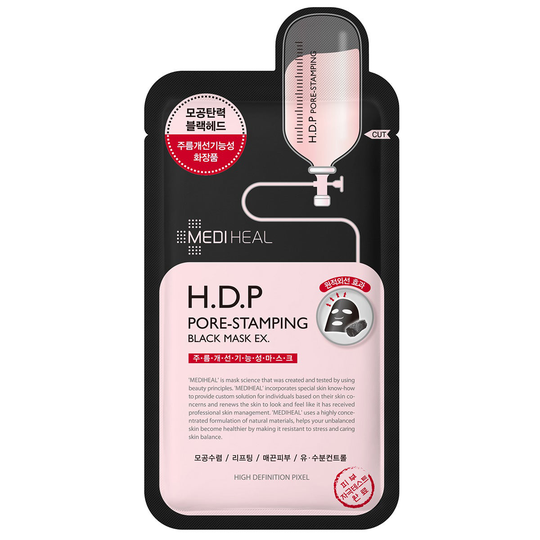 H.D.P Pore-Stamping Black Mask, Mediheal Ansiktsmask