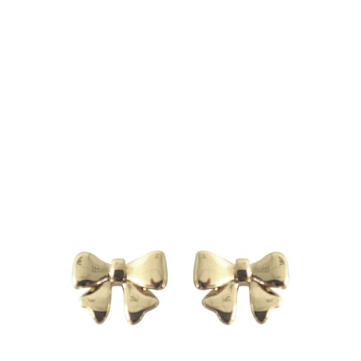 Charms Small Ear Bow Plain Earring