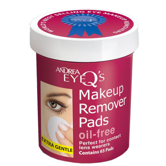 Eye Q Makeup Remover Pads Oil-Free, Andrea Remover