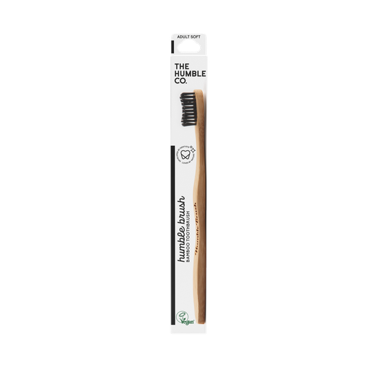 Humble Brush Bambu Tandborste Vuxen Svart