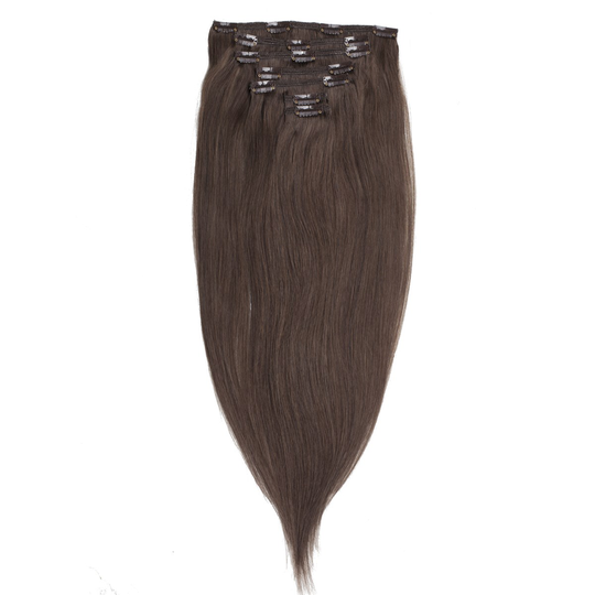 Rapunzel of Sweden Clip-on set Original 7 pieces 40 cm 2.6 Dark Ash Br