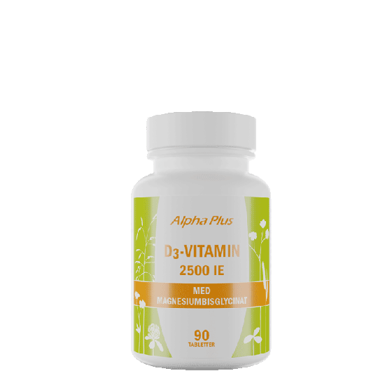 D3-vitamin 2500IE, 90 tabletter
