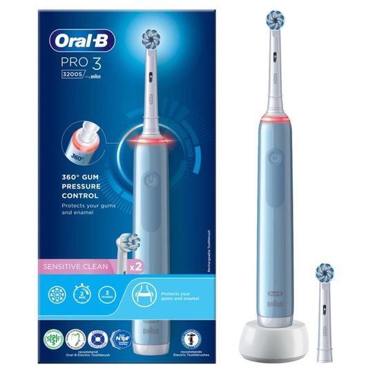 Oral-B Pro 3 3200S Blue Eltandborste 1 st