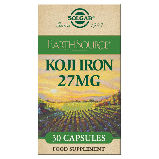 Solgar Fermented Koji Iron 27mg 30 Veganska kapslar