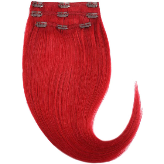 Rapunzel of Sweden Clip-on set 3 pieces 60 cm 6.0 Red Fire