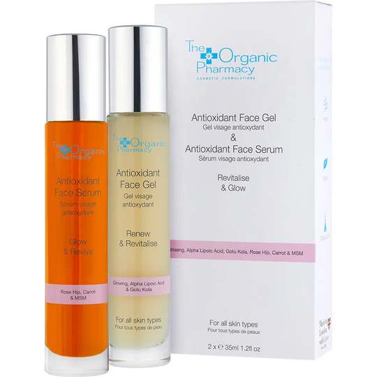 Antioxidant Face Serum + Antioxidant Face Gel, The Organic Pharmacy Serum & Ansiktsolja