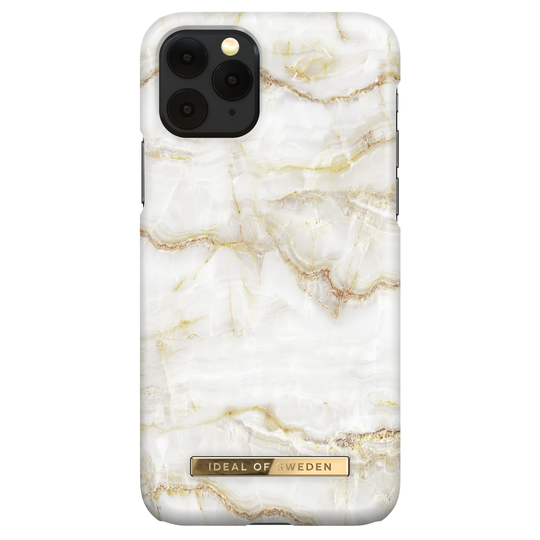 iDeal of Sweden iPhone 11 Pro/XS/X Fashion Case Golden Pearl Marble