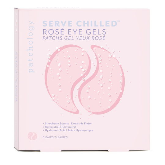 Patchology Served Chilled Rosé Eye Gels 5 Pairs