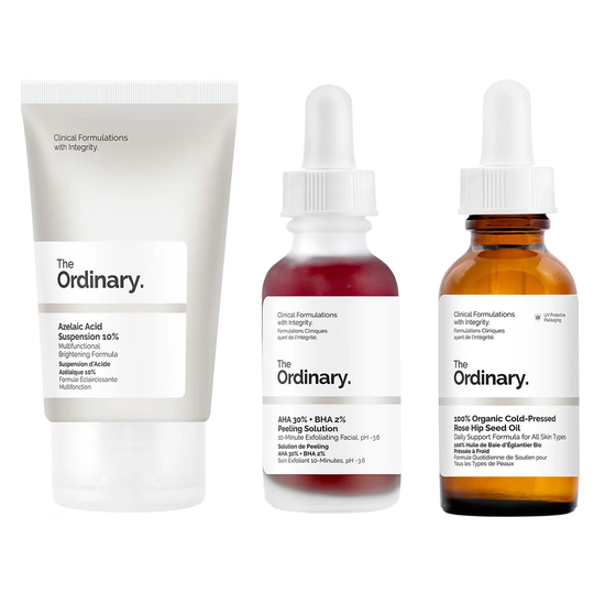 The Ordinary Set Of Actives - Acne scars, The Ordinary Set / Boxar