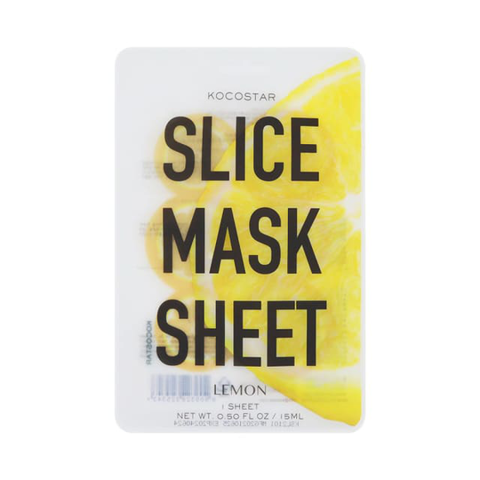 Slice Mask Lemon (6 slices)