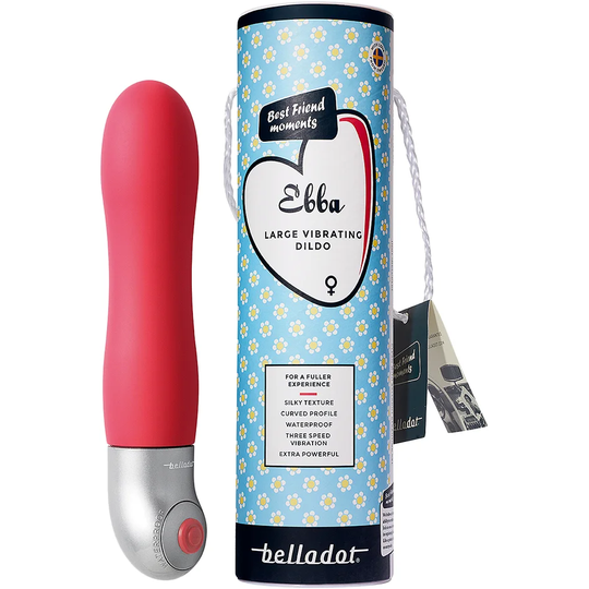 Ebba Large Vibrating Dildo, Belladot Sexleksaker