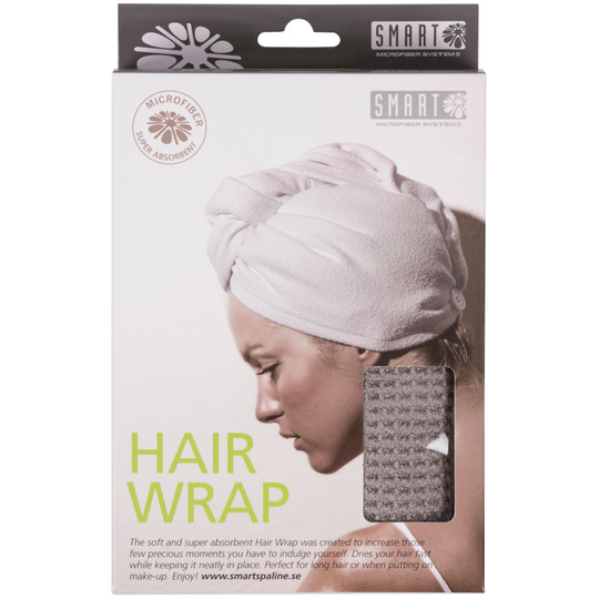 Smart Microfiber Hairwrap Grå