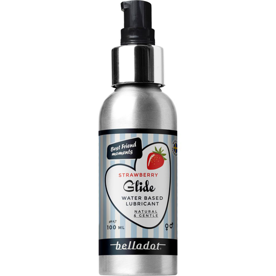 Belladot Glidmedel Vattenbaserat Jordgubb 100 ml