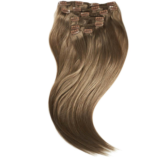 Rapunzel of Sweden Clip-on set 7 pieces 50 cm 7.1 Natural Ash