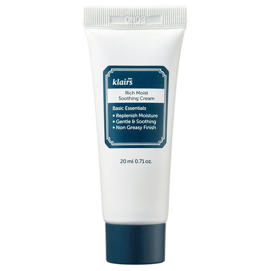 Rich Moist Soothing Cream, 20 ml Klairs Dagkräm