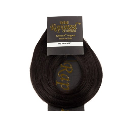 Rapunzel of Sweden Hair weft Original Straight 50 cm 1.2 Black Brown