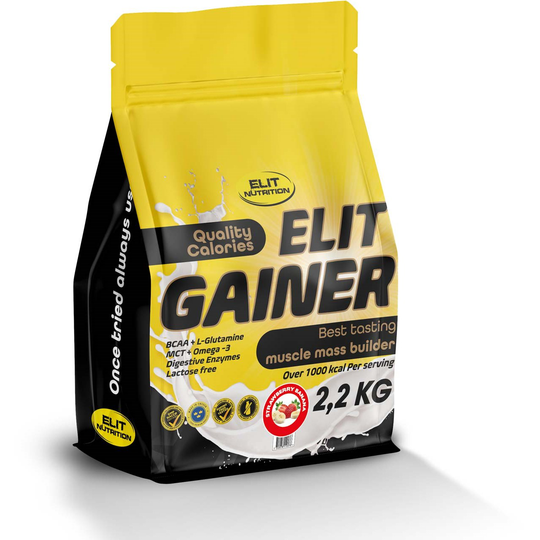Elit Nutrition Elit Gainer Lactose Free Strawberry Banana