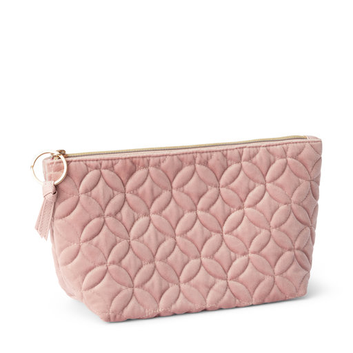Classic Necessär Medium, Rosa Sammet