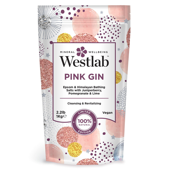 Westlab Pink Gin Epsom and Himalayan Bath Salts 1000 g