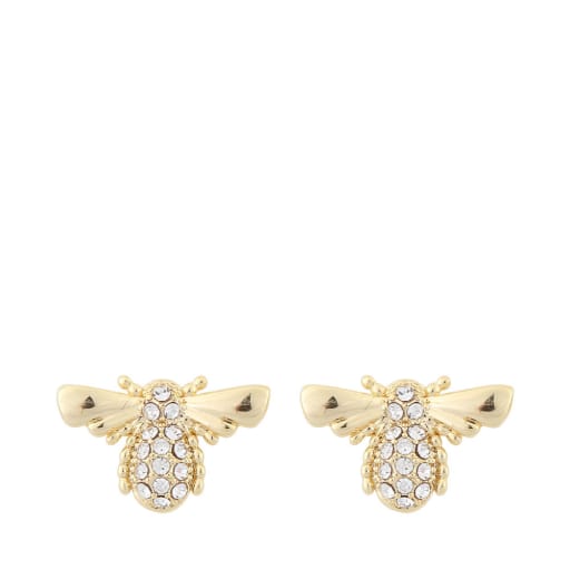 Charms Small Ear Bee Clear Earring