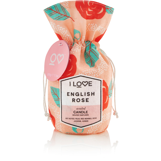 I Love... Signature I Love English Rose Scented Candle 200 g