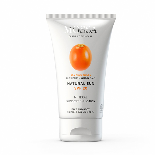 NATURAL SUN Mineral Sunscreen Lotion, MOSSA Body Lotion